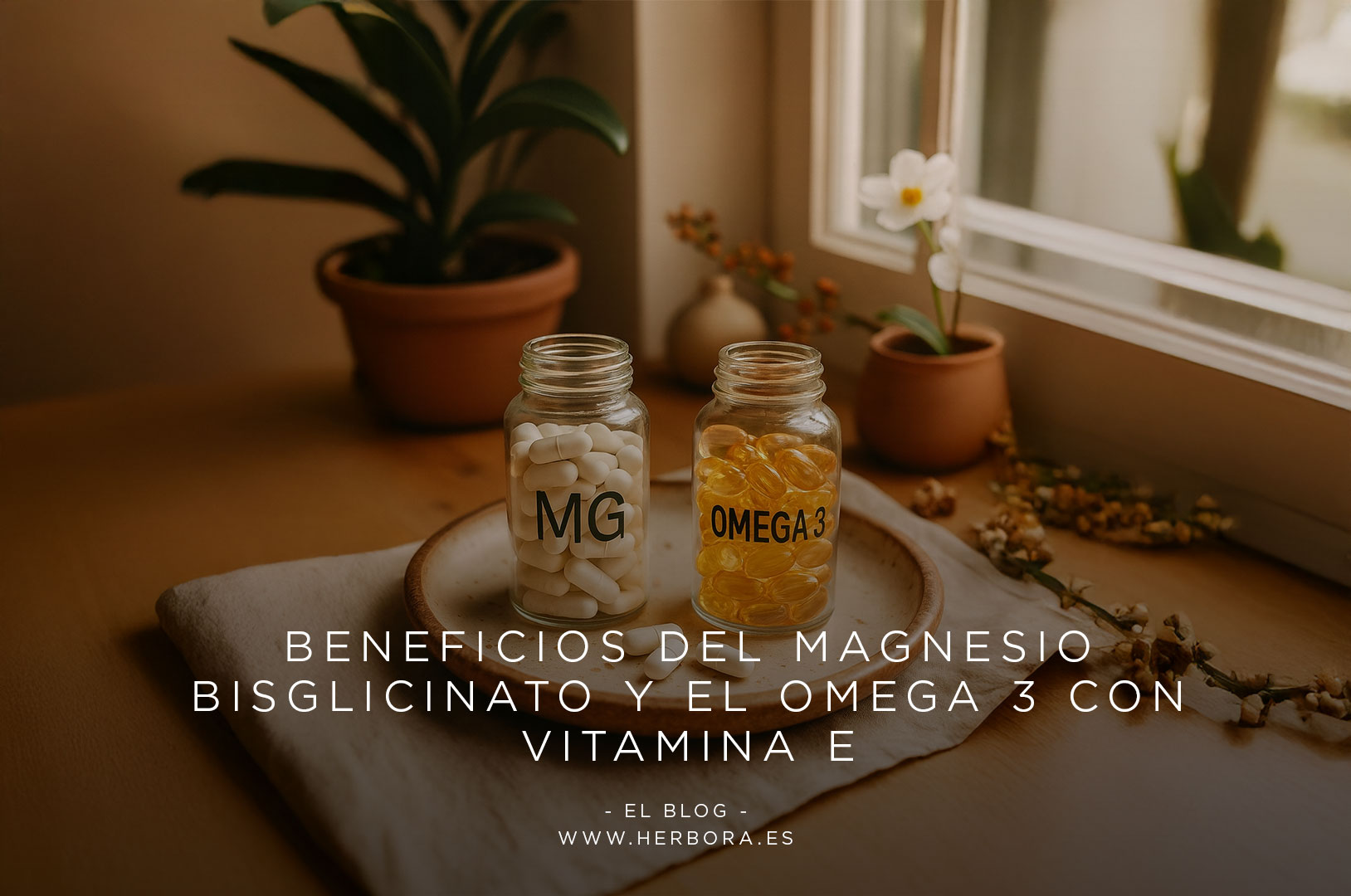 Beneficios del Magnesio Bisglicinato y el Omega 3 con Vitamina E 